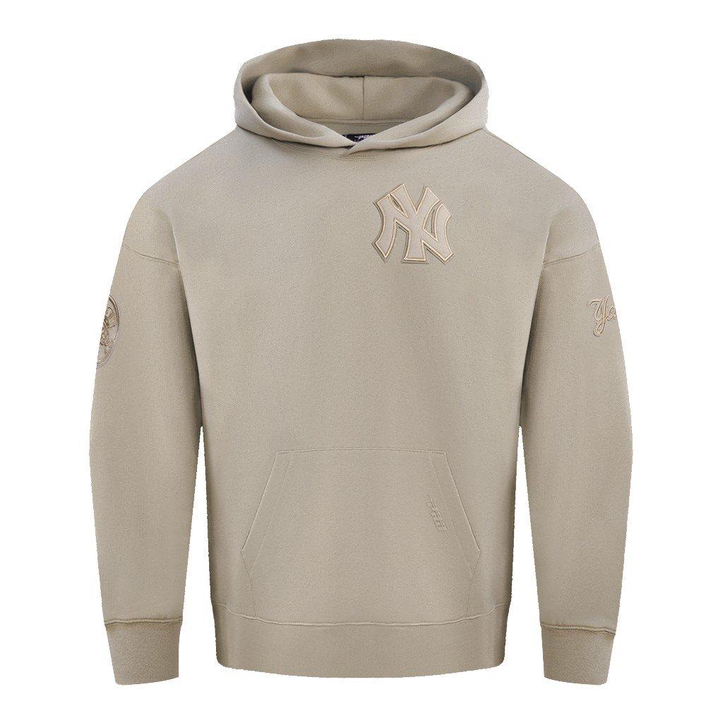 Pro Standard Men's MLB New York Yankees Neutral Drop Shoulder Pullover Hoodie - Taupe - TAUPE